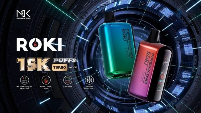 New Product Launch: Maskking Roki 15000 Puffs with Smart LED Screen